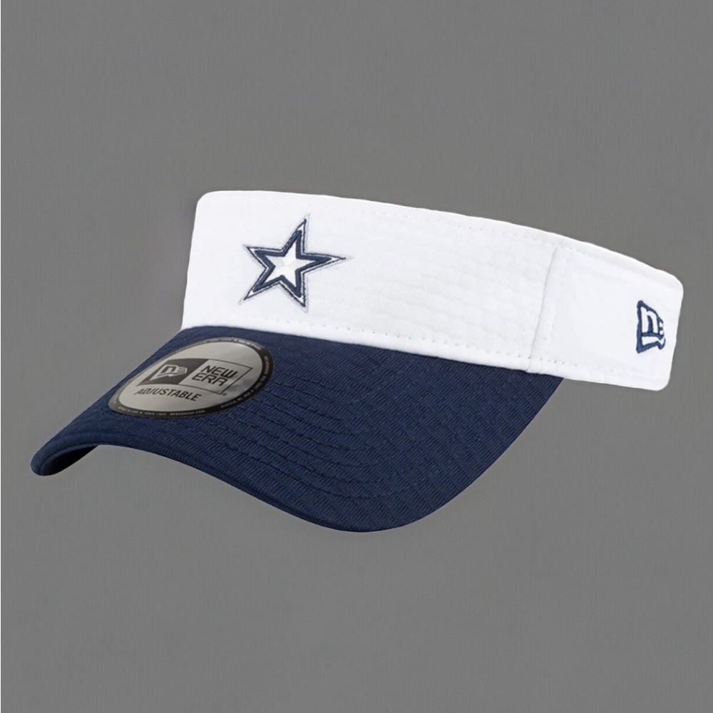 New Era Dallas Cowboys NFL Official 2024 Training Camp Football Visor Hat Cap
